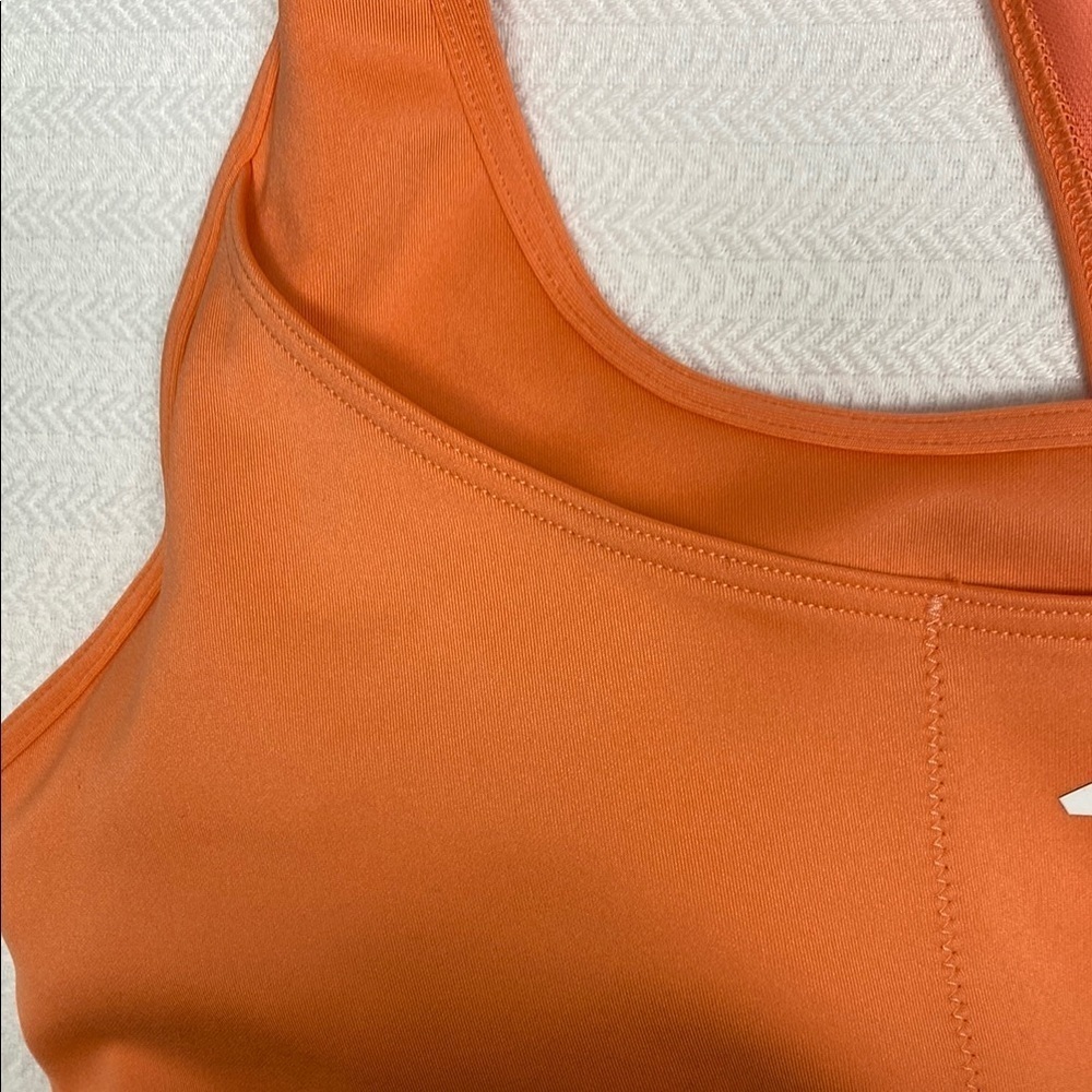 Adidas Sports Bra Racerback Performance Boston Athletic Association Orange 32-34 - Picture 10 of 14